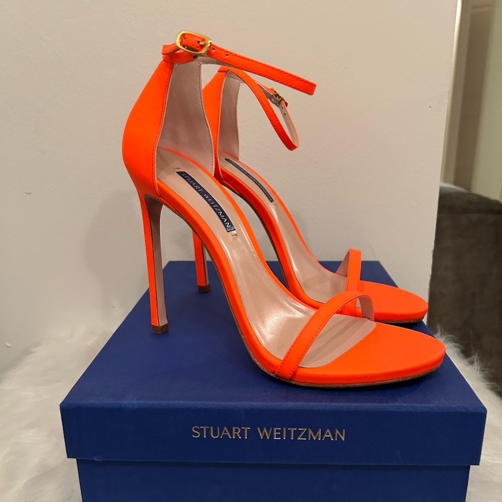 Stuart Weitzman Nudist orange size 9.5